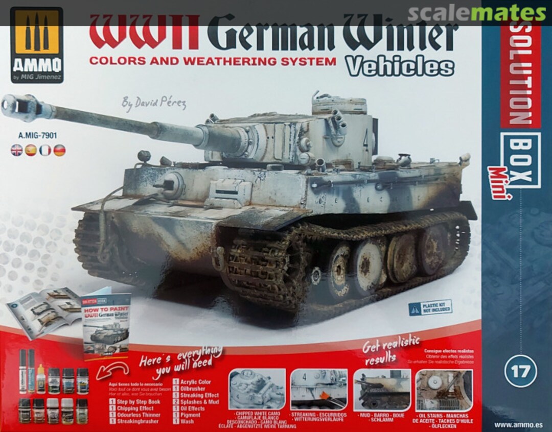 Boxart SOLUTION BOX MINI 17 - WWII German winter vehicles A.MIG-7901 Ammo by Mig Jimenez