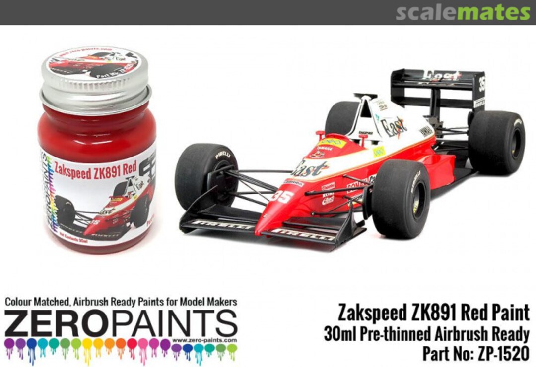 Boxart Zakspeed ZK891 Red  Zero Paints