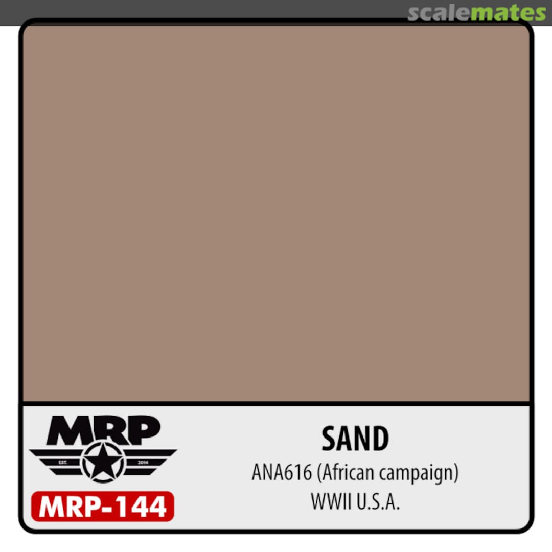 Boxart WWII US - Sand ANA616 (African campaign) MR.Paint Boxart WWII US - Sand ANA616 (African campaign) MR.Paint