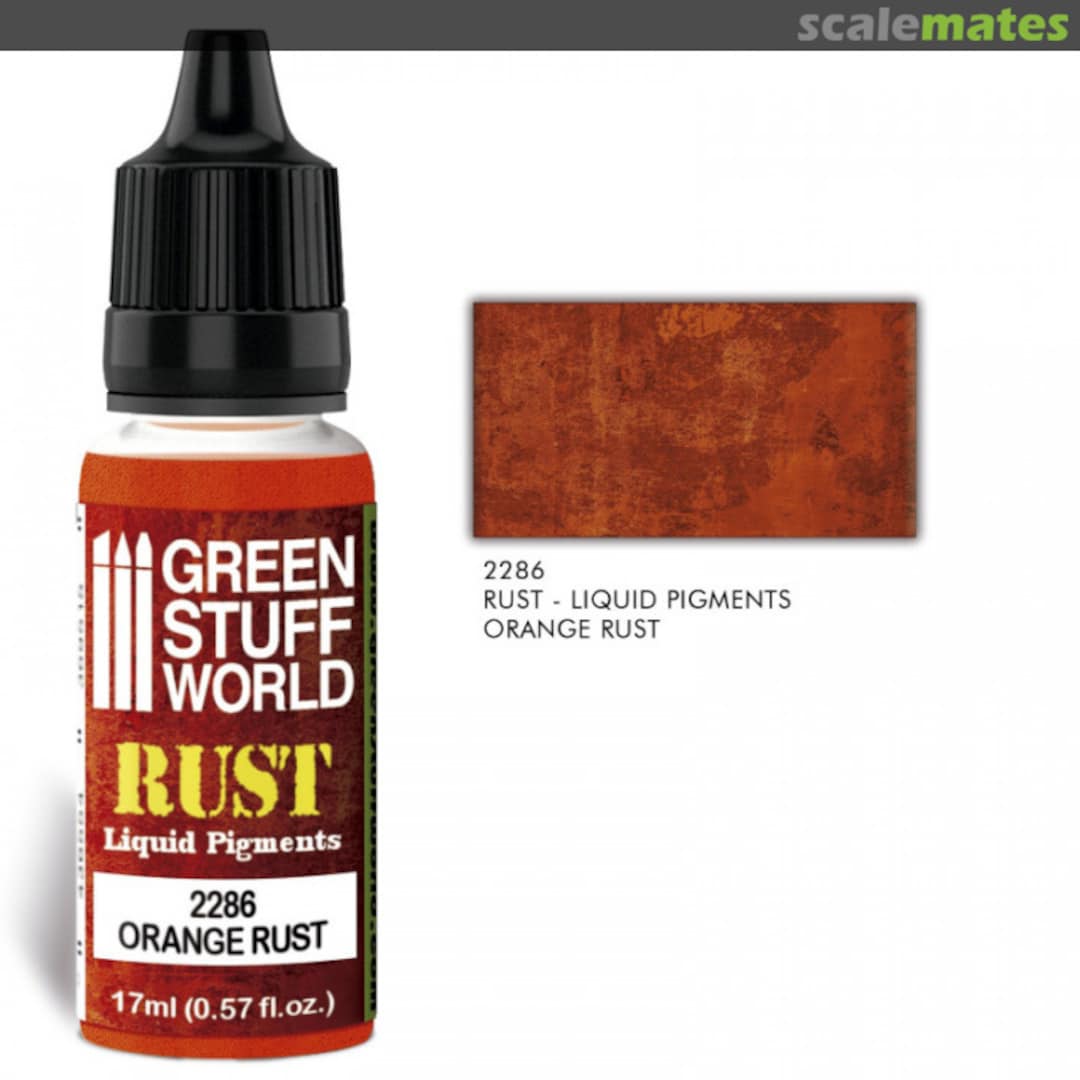 Boxart Liquid Pigments Orange Rust  Green Stuff World