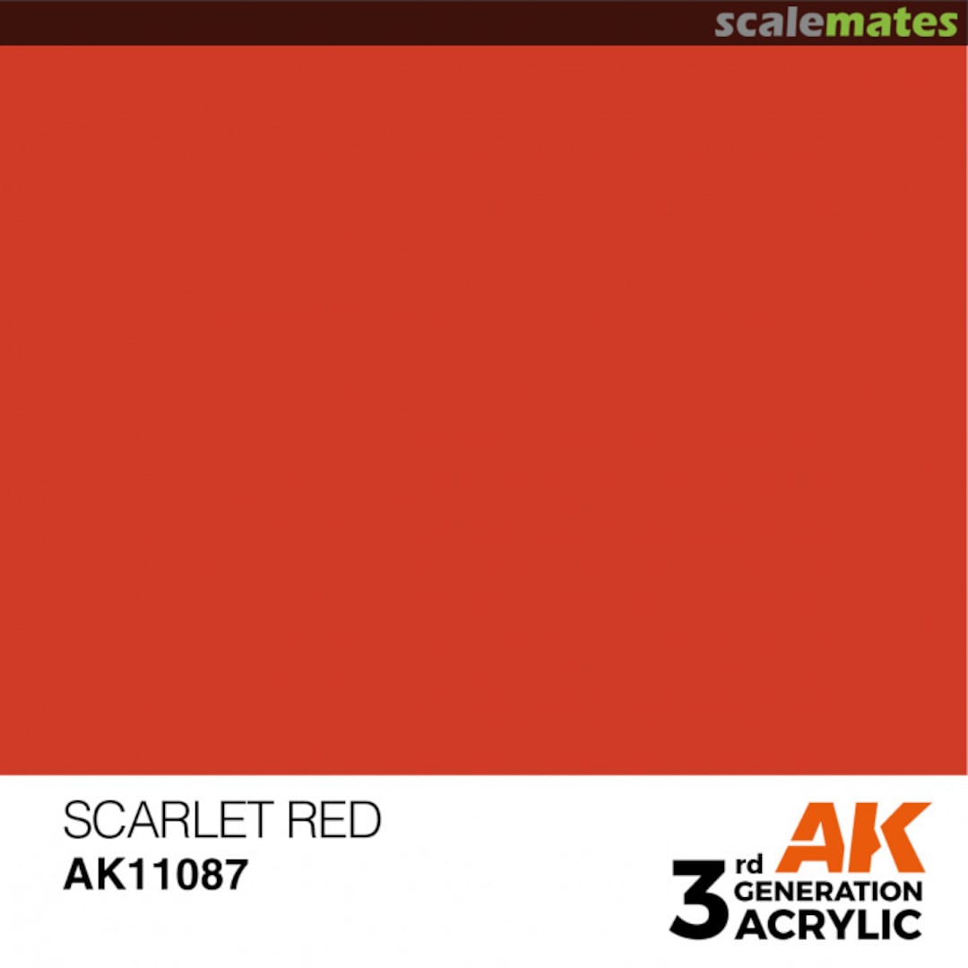 Boxart Scarlet Red - Standard  AK 3rd Generation