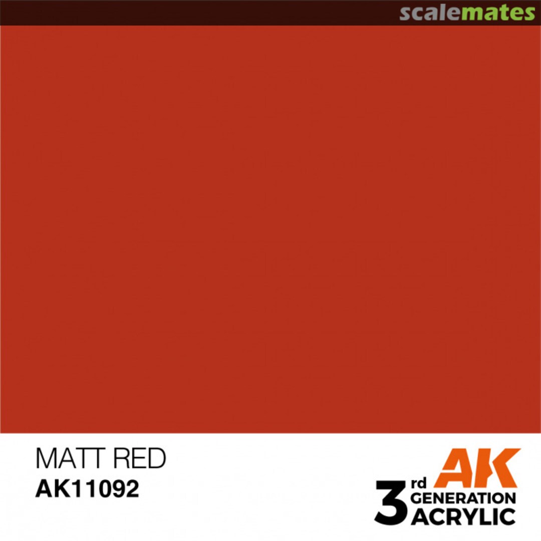 Boxart Matt Red AK 3rd Generation Boxart Matt Red AK 3rd Generation