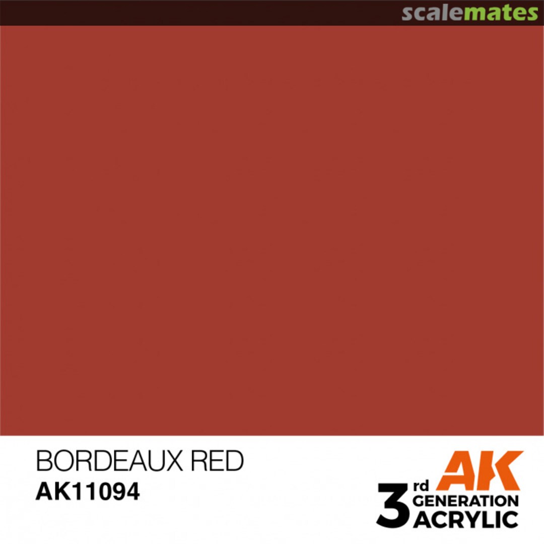 Boxart Bordeaux Red - Standard AK 3rd Generation Boxart Bordeaux Red - Standard AK 3rd Generation