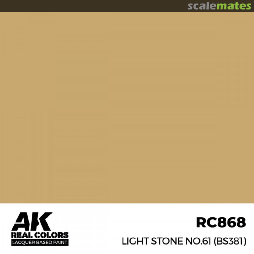 Boxart Light Stone No.61 (BS381) 246096 AK Real Colors Boxart Light Stone No.61 (BS381) 246096 AK Real Colors