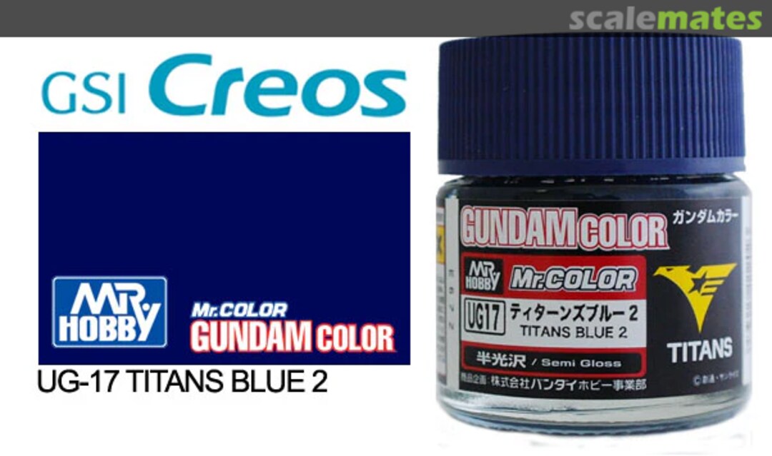 Boxart Gundam Color MS Titans Blue 2 UG17 Mr.COLOR