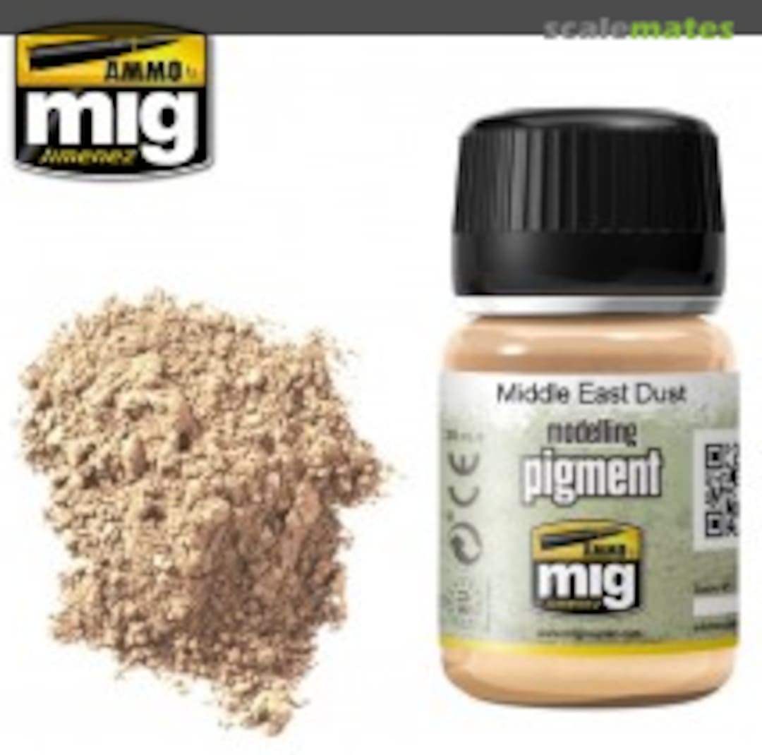 Boxart Modelling Pigment - Middle East Dust  Ammo by Mig Jimenez