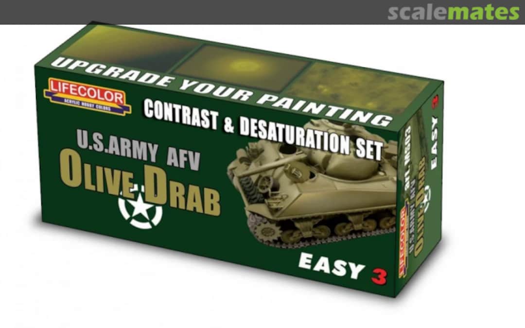 Boxart U.S. Army AFV Olive Drab  Lifecolor