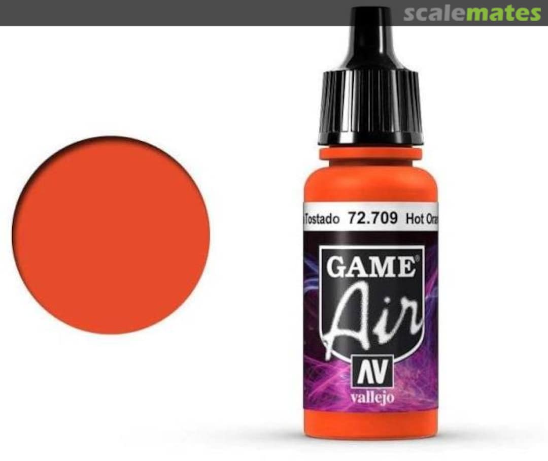 Boxart Hot Orange Vallejo Game Air Boxart Hot Orange Vallejo Game Air