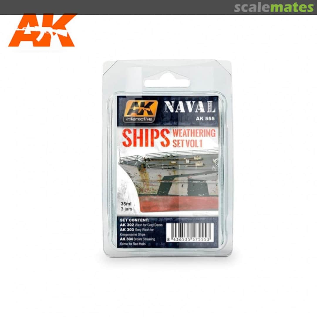Boxart Ships Weathering Set Vol 1  AK Interactive