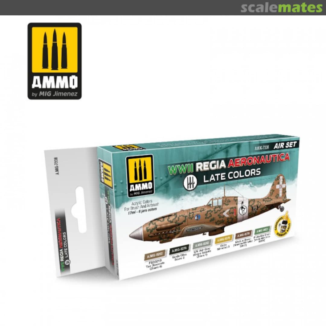 Boxart WWII Regia Aeronautica - Late Colors  Ammo by Mig Jimenez