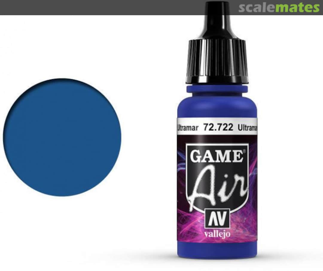 Boxart Ultramarine Blue Vallejo Game Air Boxart Ultramarine Blue Vallejo Game Air