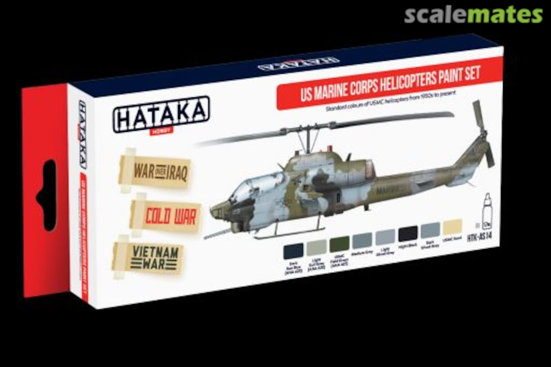 Boxart US Marine Corps Helicopters HTK-AS14 Hataka Hobby Red Line Boxart US Marine Corps Helicopters HTK-AS14 Hataka Hobby Red Line