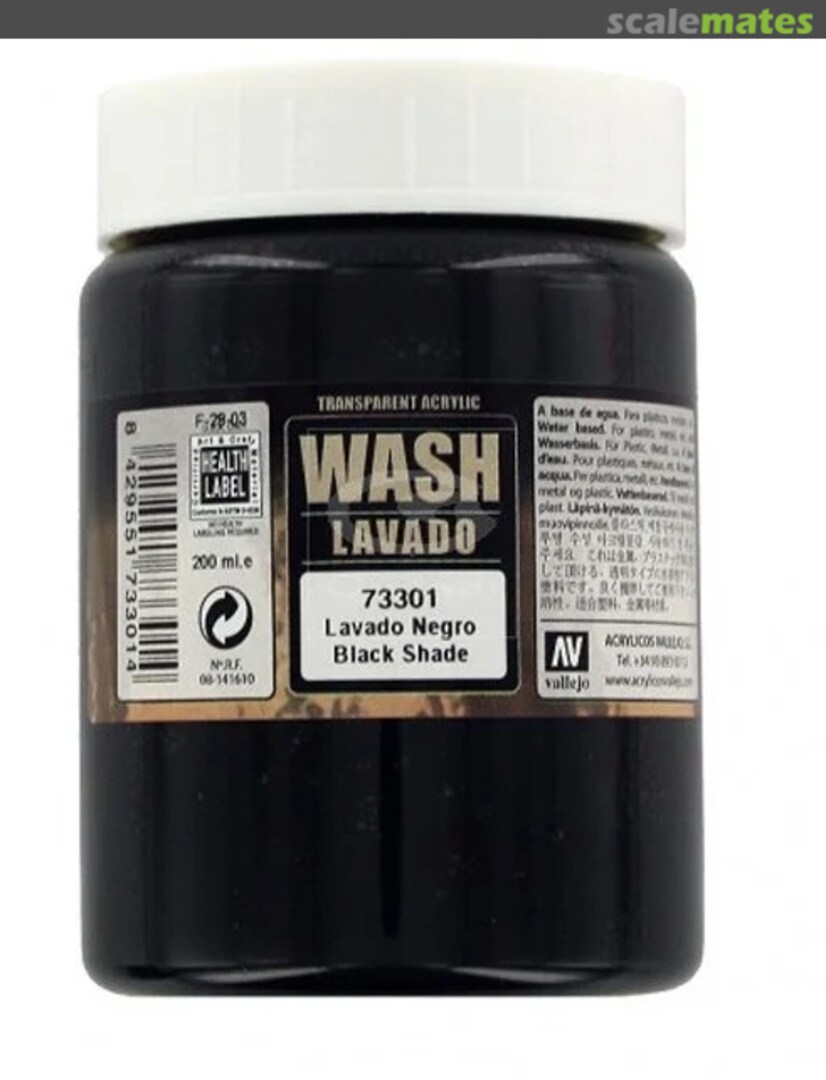 Boxart Black Shade 73.301 Vallejo Game Color Boxart Black Shade 73.301 Vallejo Game Color