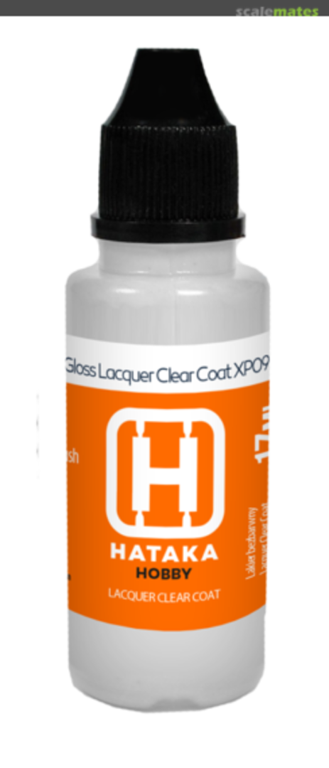 Boxart Gloss Lacquer Clear Coat HTK-XP09 Hataka Hobby Orange Line