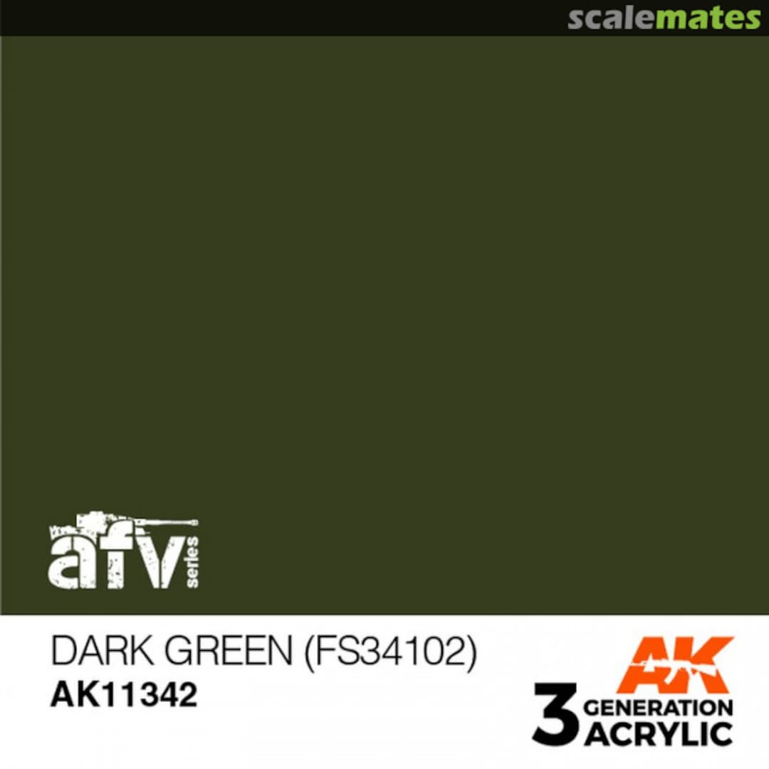 Boxart Dark Green FS 34102 AK 3rd Generation - AFV Boxart Dark Green FS 34102 AK 3rd Generation - AFV