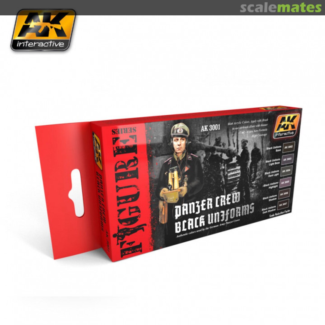 Boxart Panzer Crew Black Uniforms AK 3001 AK Interactive