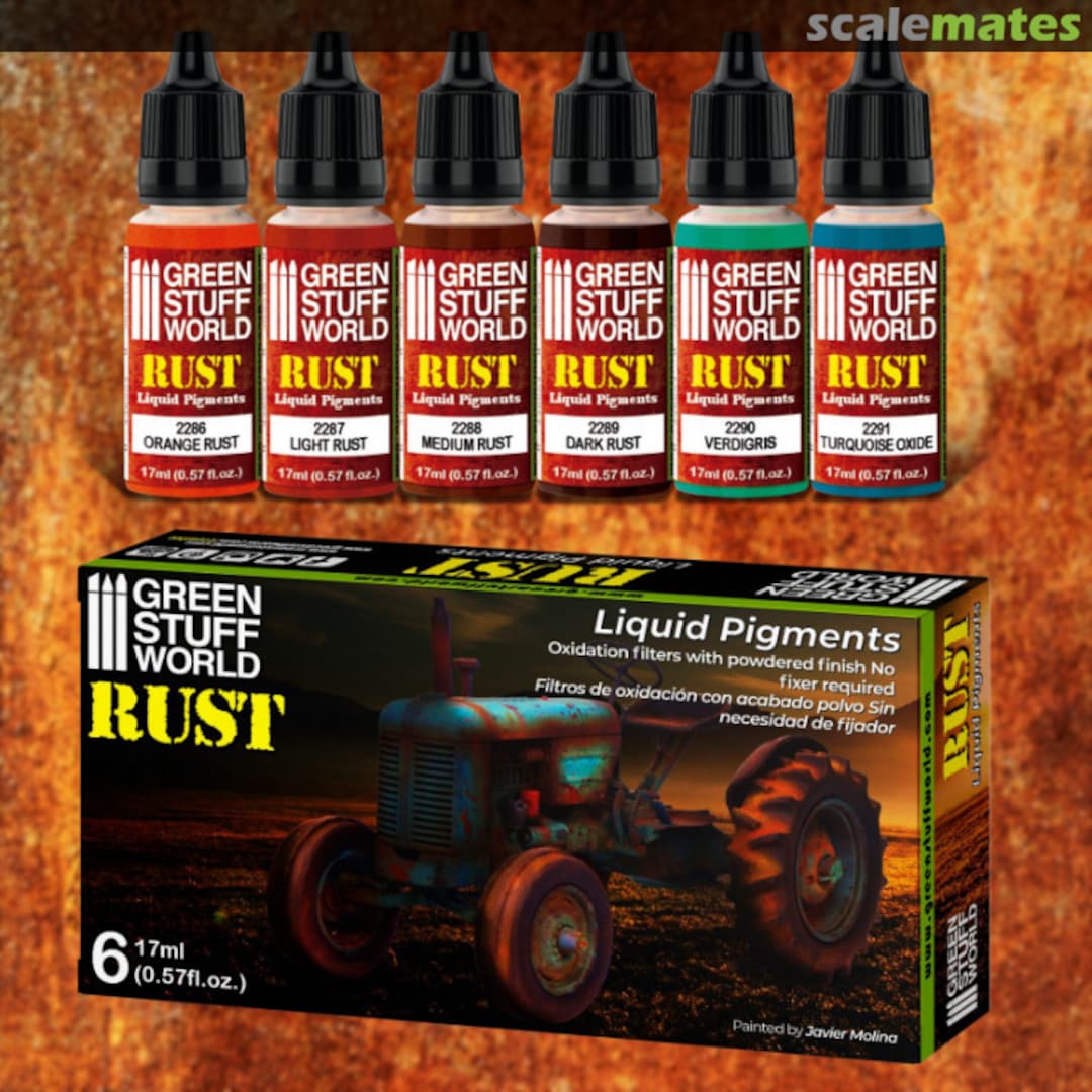 Boxart Liquid Pigments Rust 10126 Green Stuff World