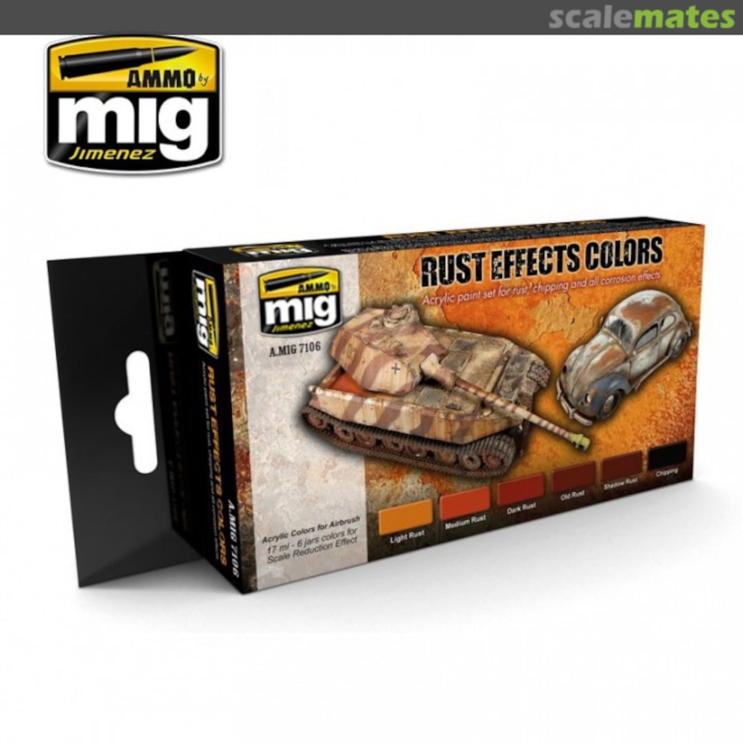 Boxart Rust Effects Colors  Ammo by Mig Jimenez