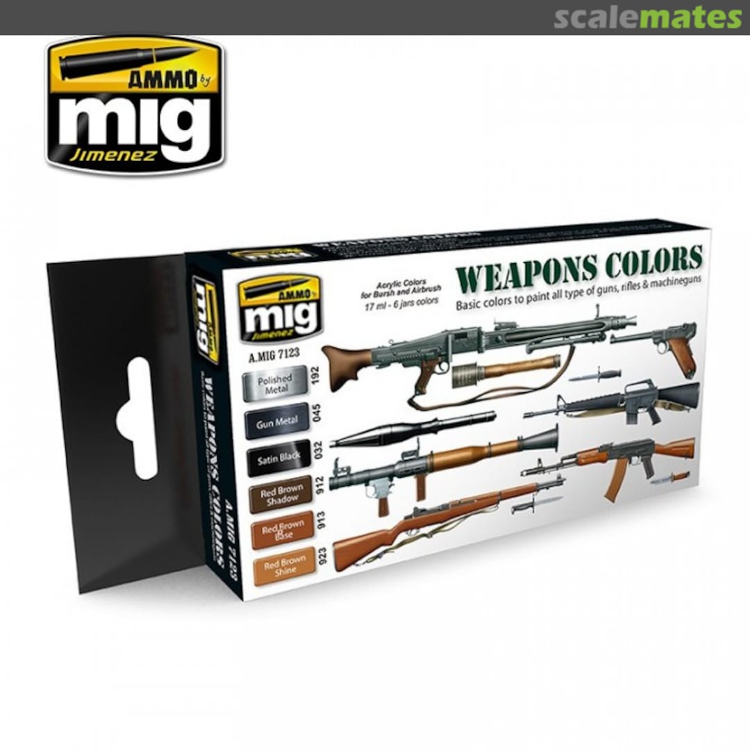 Boxart Weapons Colors  Ammo by Mig Jimenez