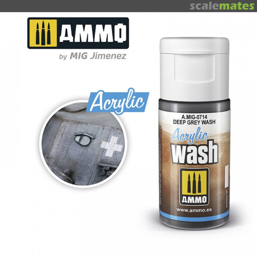 Boxart ACRYLIC WASH Deep Grey Wash  Ammo by Mig Jimenez