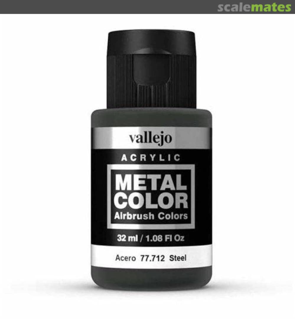 Boxart Steel 77.712 Vallejo Metal Color Boxart Steel 77.712 Vallejo Metal Color