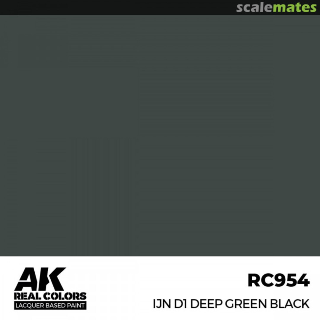 Boxart IJN D1 Deep Green Black AK Real Colors Boxart IJN D1 Deep Green Black AK Real Colors
