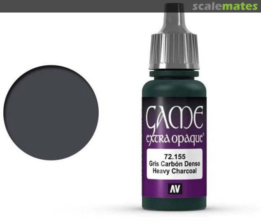 Boxart Extra Opaque - Heavy Charcoal Vallejo Game Color Boxart Extra Opaque - Heavy Charcoal Vallejo Game Color