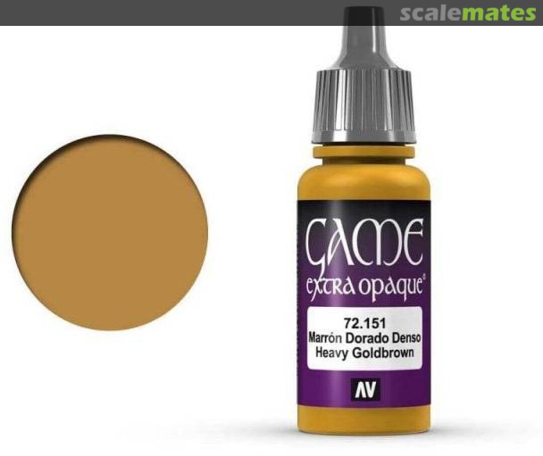 Boxart Extra Opaque - Heavy Goldbrown Vallejo Game Color Boxart Extra Opaque - Heavy Goldbrown Vallejo Game Color