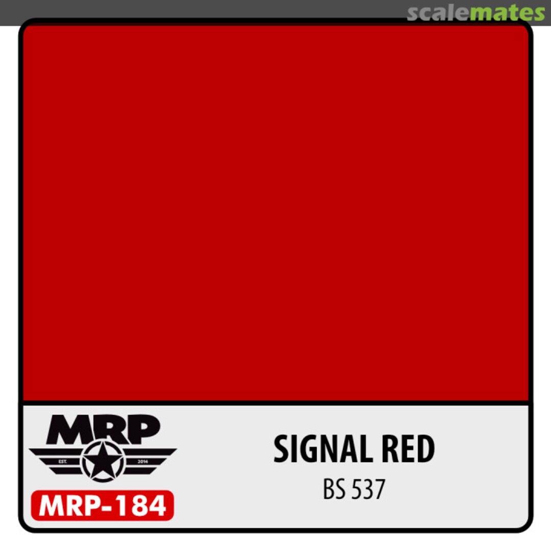 Boxart Signal Red (BS537) BS381C:537 MR.Paint