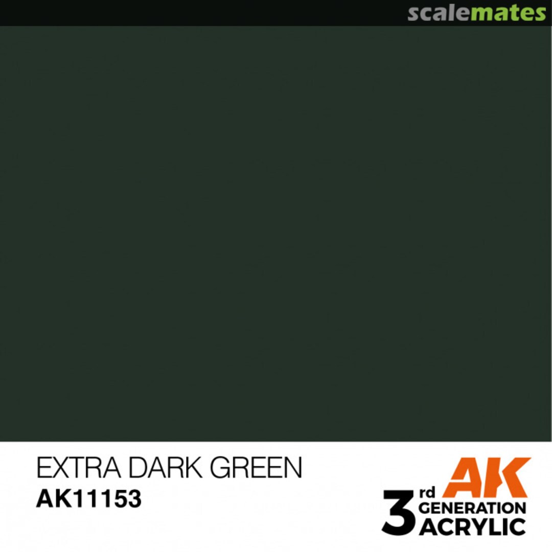 Boxart Extra Dark Green - Standard AK 3rd Generation Boxart Extra Dark Green - Standard AK 3rd Generation