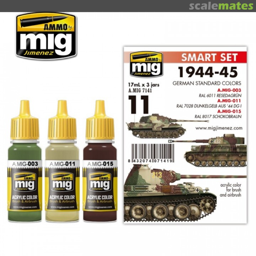 Boxart 1944-1945 German Standard Colors  Ammo by Mig Jimenez