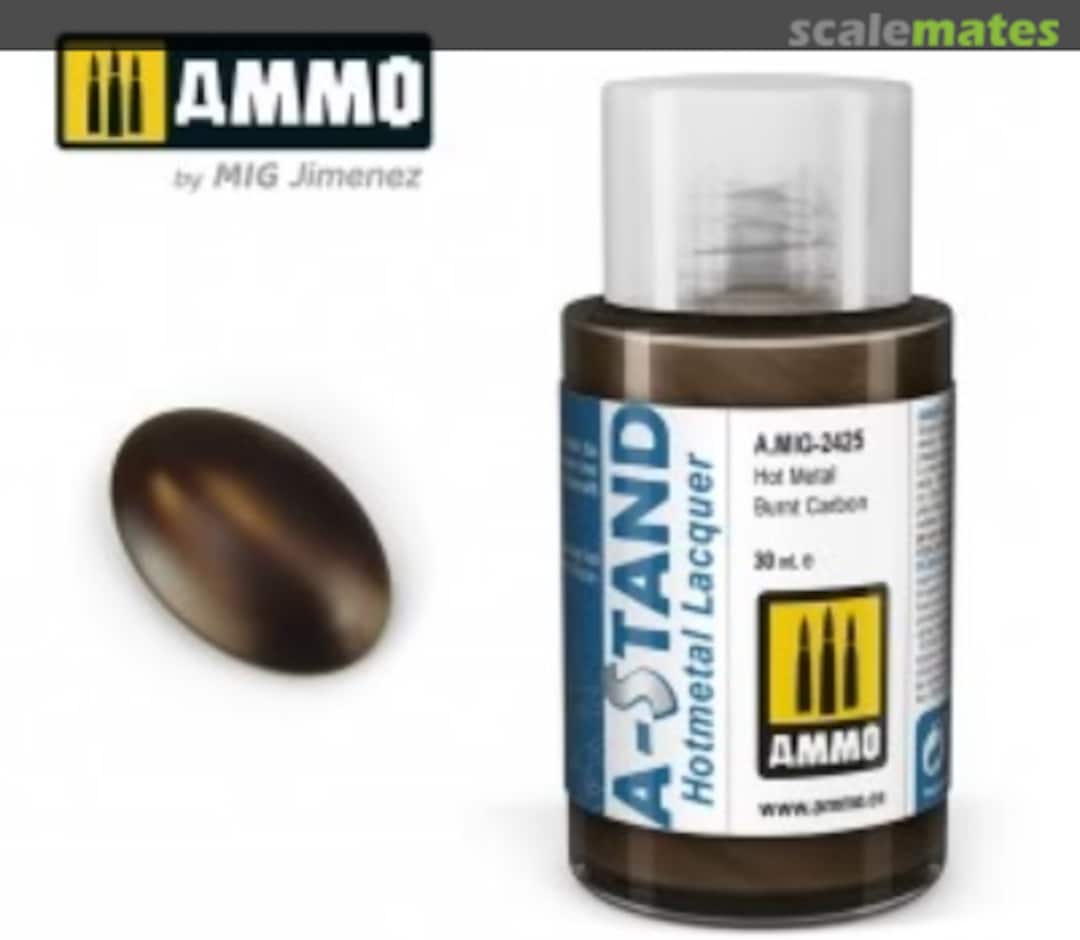 Boxart A-STAND Hot Metal Burnt Carbon  Ammo by Mig Jimenez
