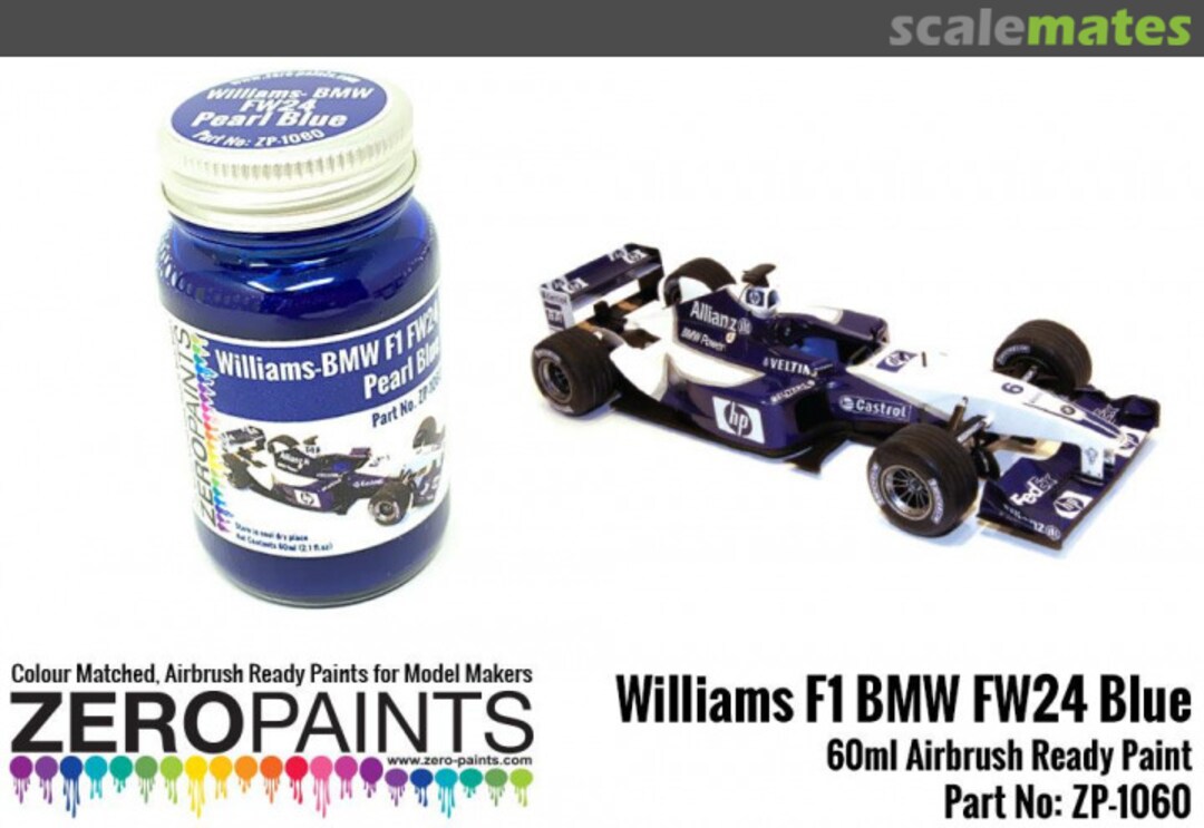 Boxart Williams F1 BMW FW24 Blue  Zero Paints
