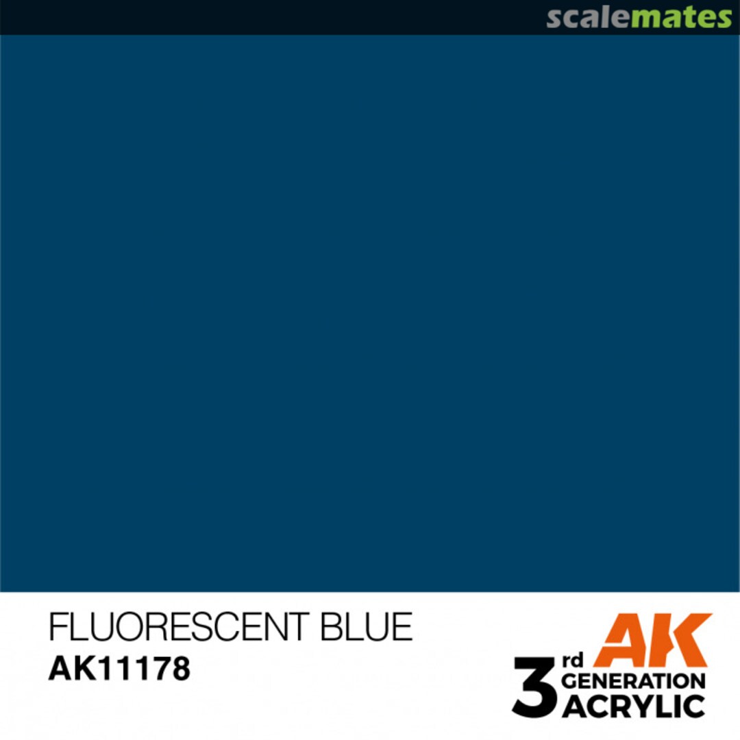 Boxart Fluorescent Blue 1 AK 3rd Generation Boxart Fluorescent Blue 1 AK 3rd Generation