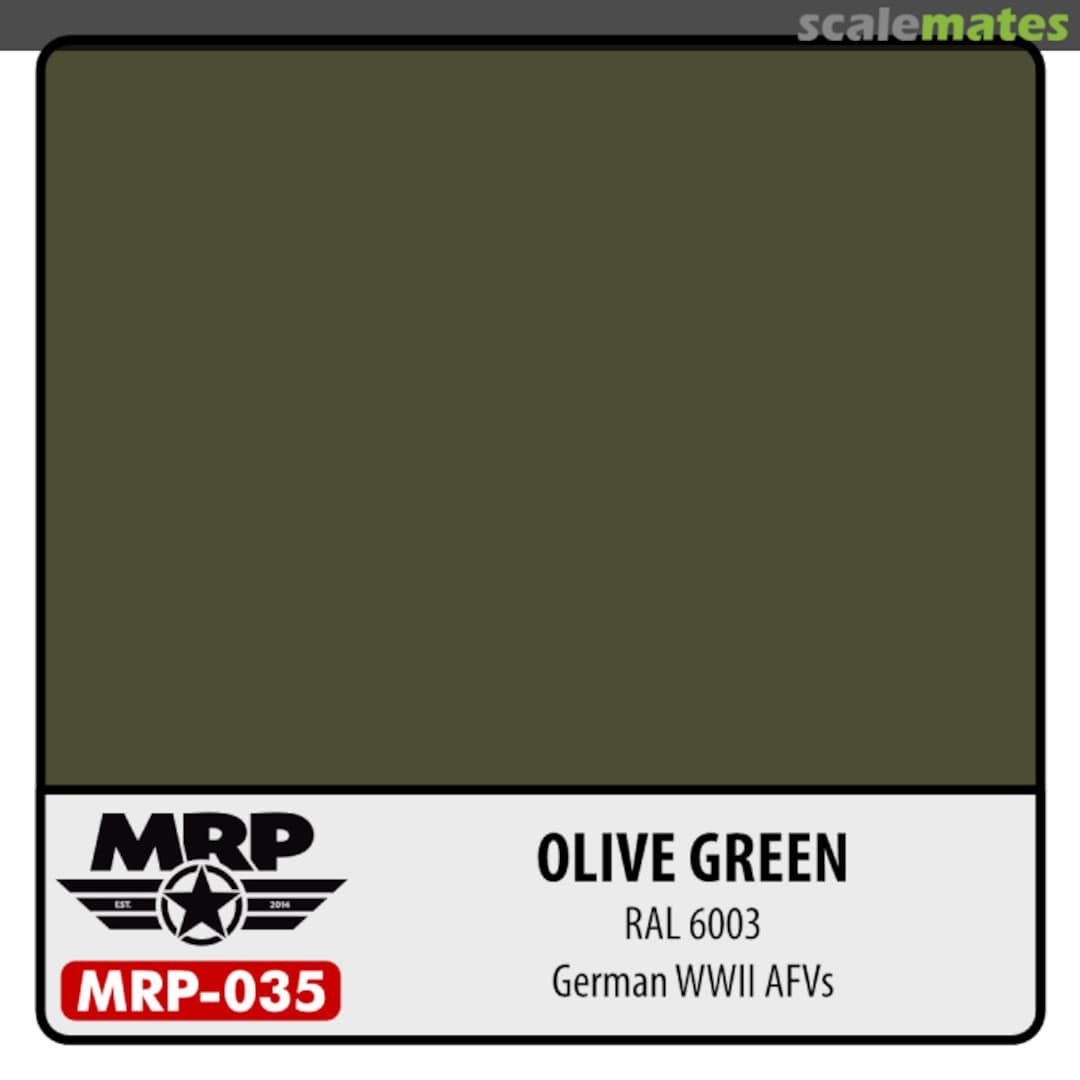 Boxart RAL 6003 Olive Green - WWII German AFV's FS34097  MR.Paint