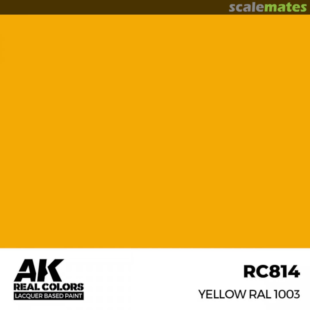 Boxart Yellow RAL 1003 AK Real Colors Boxart Yellow RAL 1003 AK Real Colors
