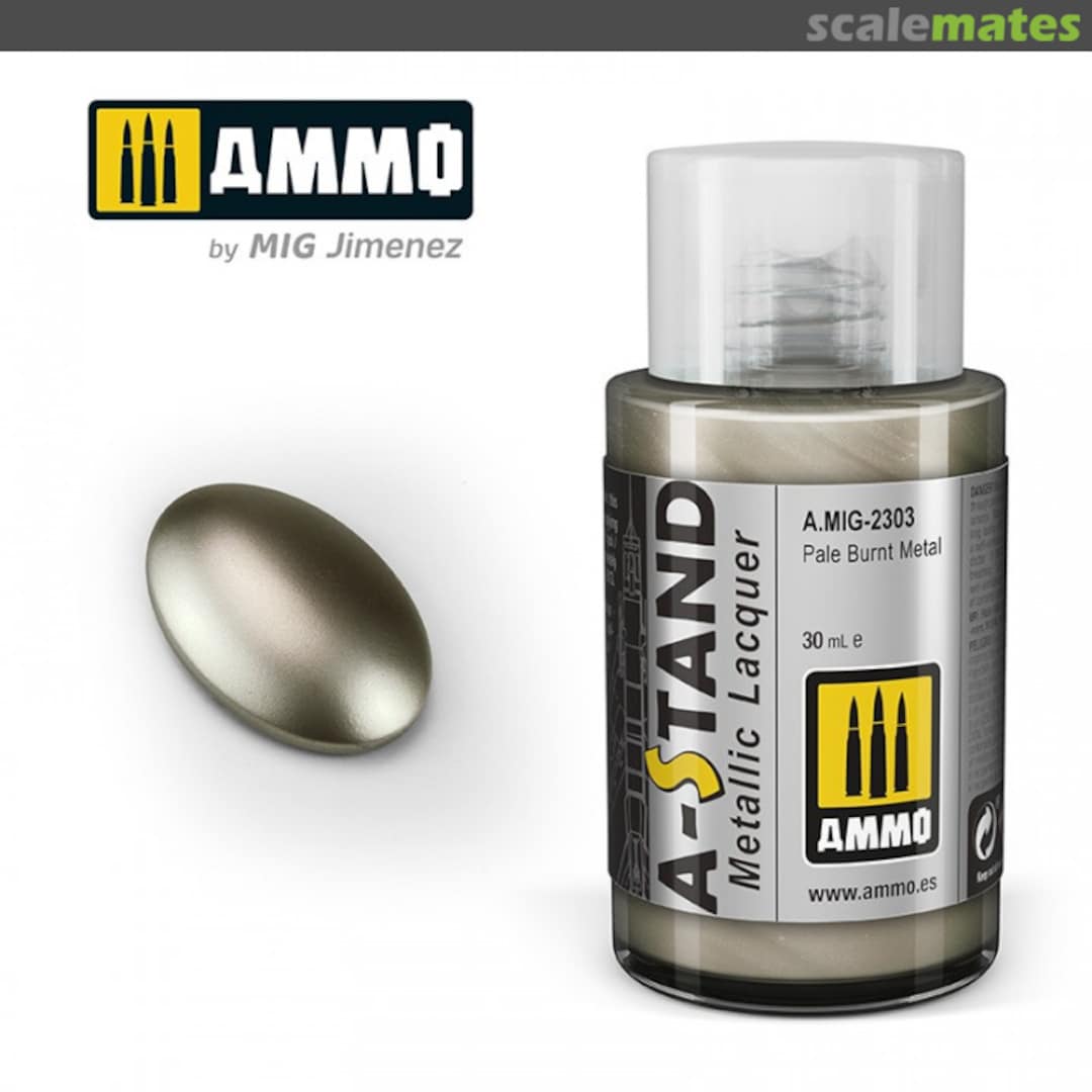 Boxart A-STAND Pale Burnt Metal  Ammo by Mig Jimenez