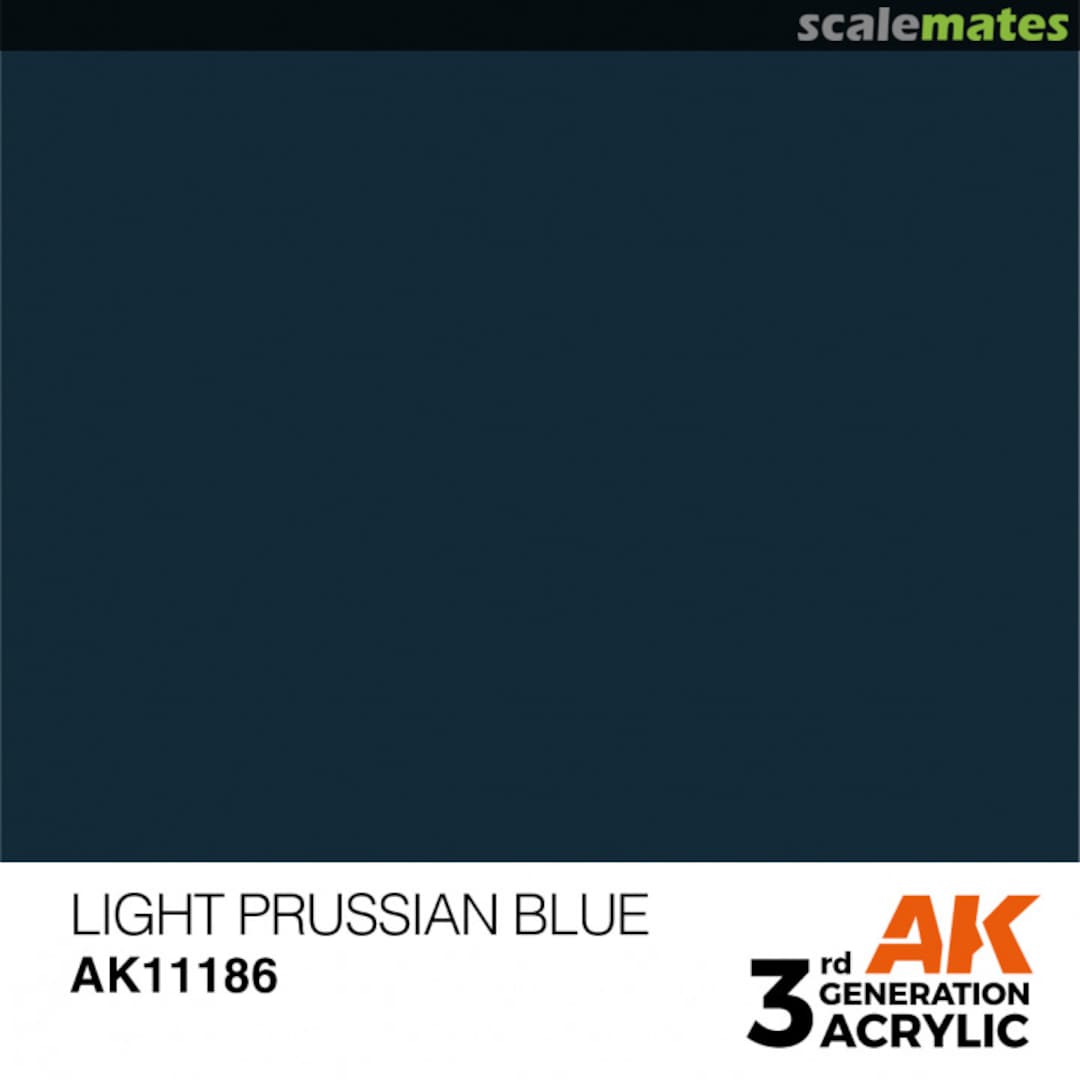 Boxart Light Prussian Blue - Standard AK 3rd Generation Boxart Light Prussian Blue - Standard AK 3rd Generation
