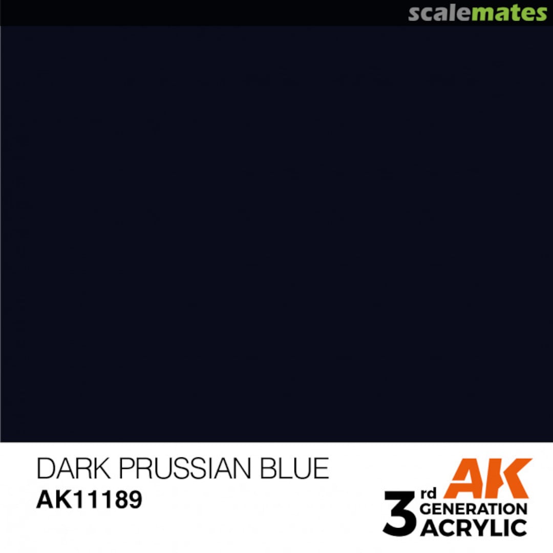 Boxart Dark Prussian Blue - Standard AK 3rd Generation Boxart Dark Prussian Blue - Standard AK 3rd Generation