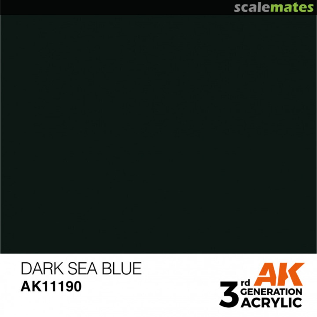 Boxart Dark Sea Blue - Standard AK 3rd Generation Boxart Dark Sea Blue - Standard AK 3rd Generation