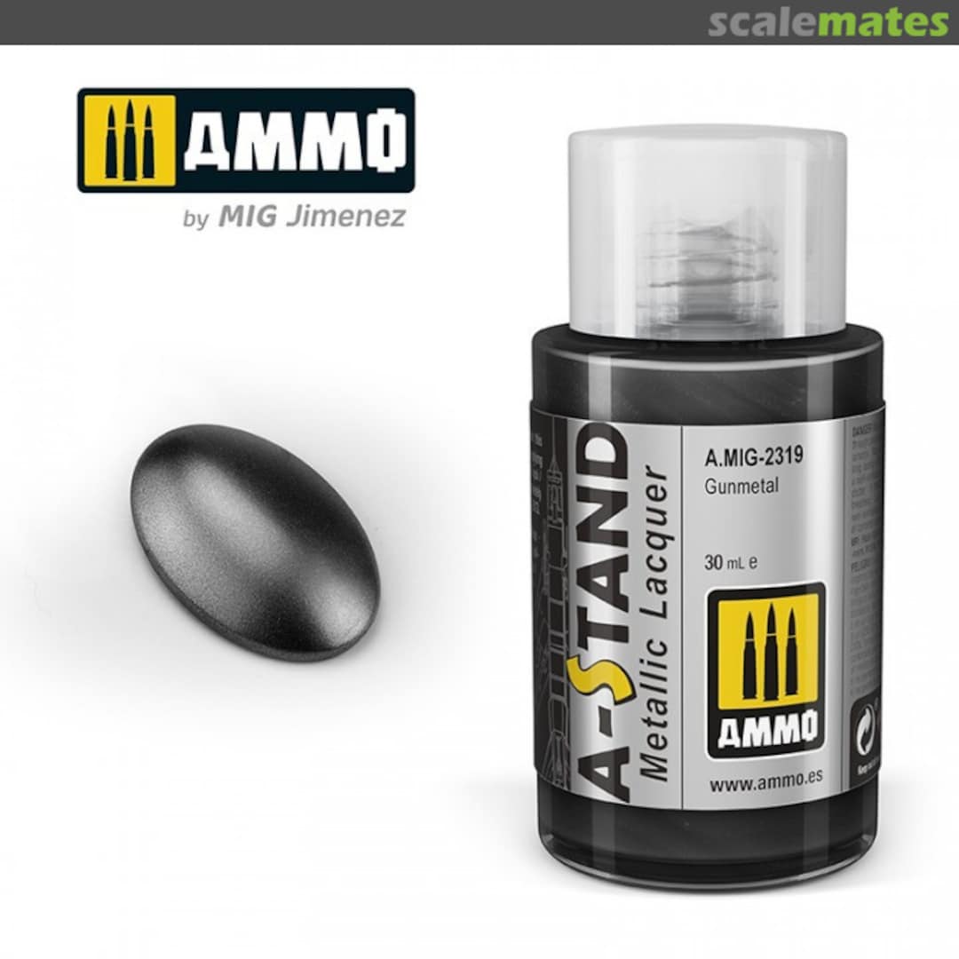 Boxart A-STAND Gunmetal  Ammo by Mig Jimenez