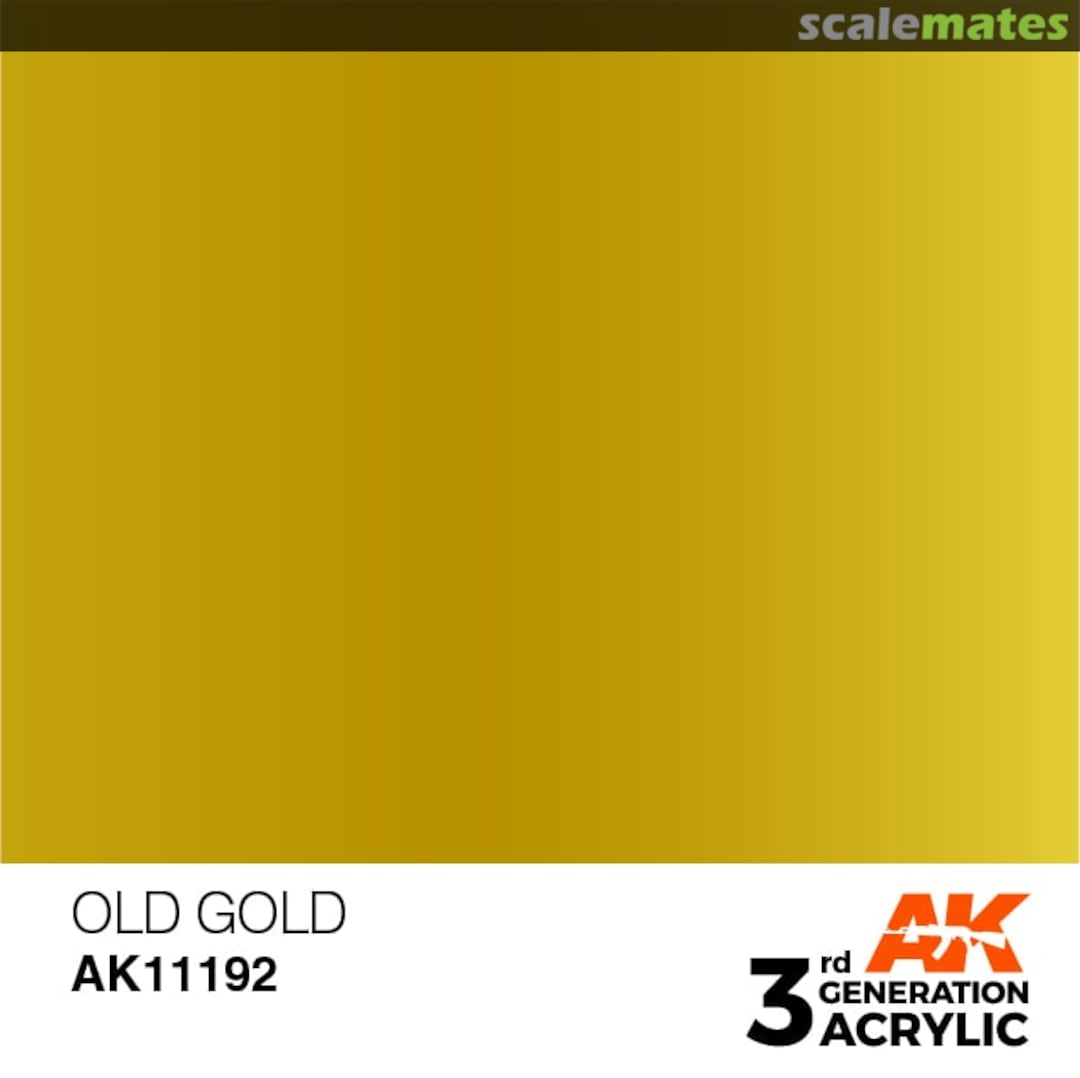 Boxart Old Gold - Metallic AK 3rd Generation Boxart Old Gold - Metallic AK 3rd Generation