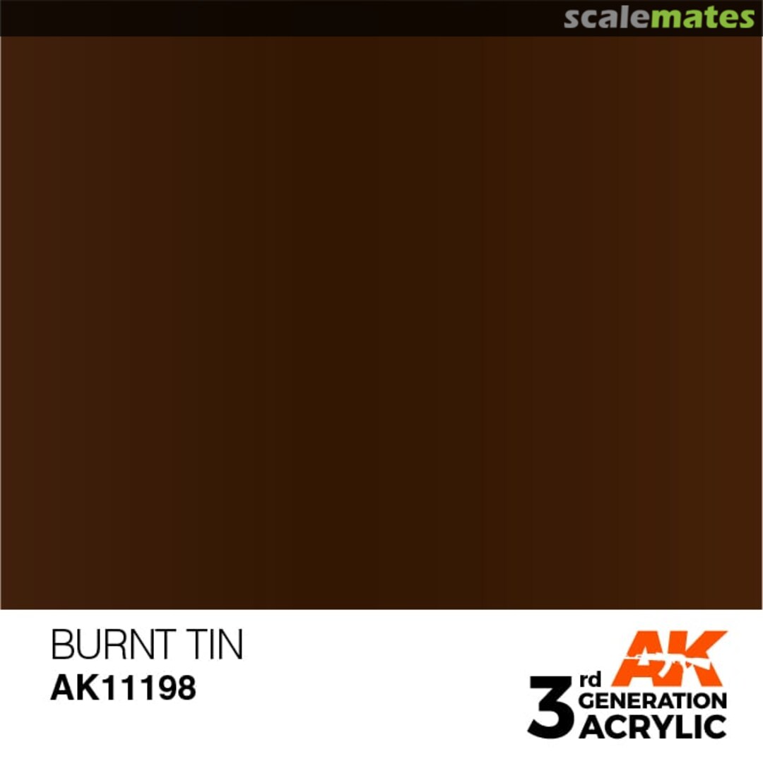 Boxart Burnt Tin - Metallic  AK 3rd Generation