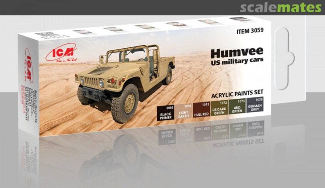 Boxart Humvee US military cars  ICM