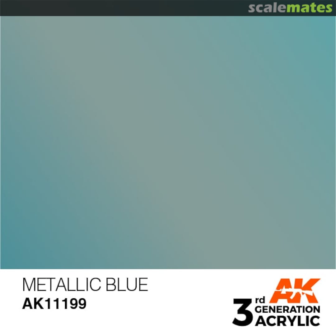 Boxart Metallic Blue - Metallic AK 11199 AK 3rd Generation Boxart Metallic Blue - Metallic AK 11199 AK 3rd Generation