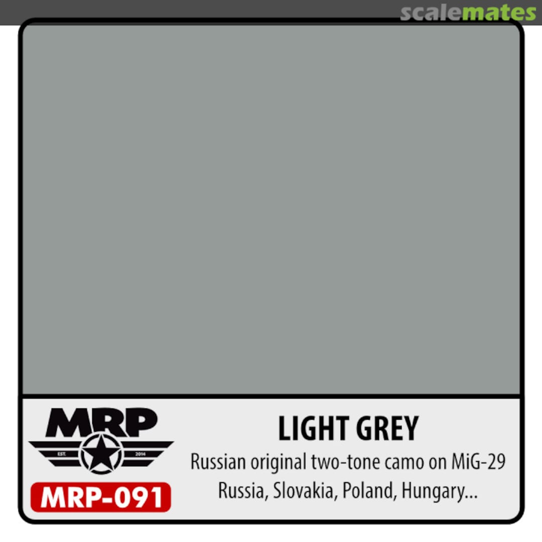 Boxart Light Grey (Mig-29 two tone camo) MR.Paint Boxart Light Grey (Mig-29 two tone camo) MR.Paint