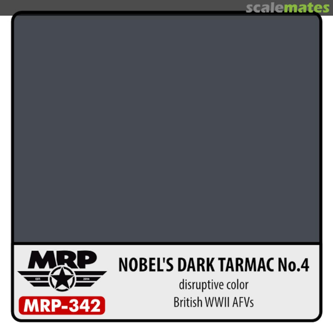 Boxart Nobel‘s Dark Tarmac No.4 British WWII AFV Disruptive Colour  MR.Paint