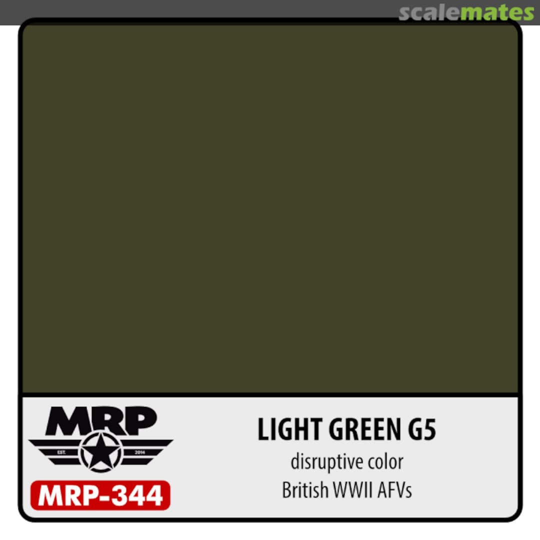 Boxart Light Green G5 (British WWII AFV) (Disruptive Colour) MR.Paint Boxart Light Green G5 (British WWII AFV) (Disruptive Colour) MR.Paint