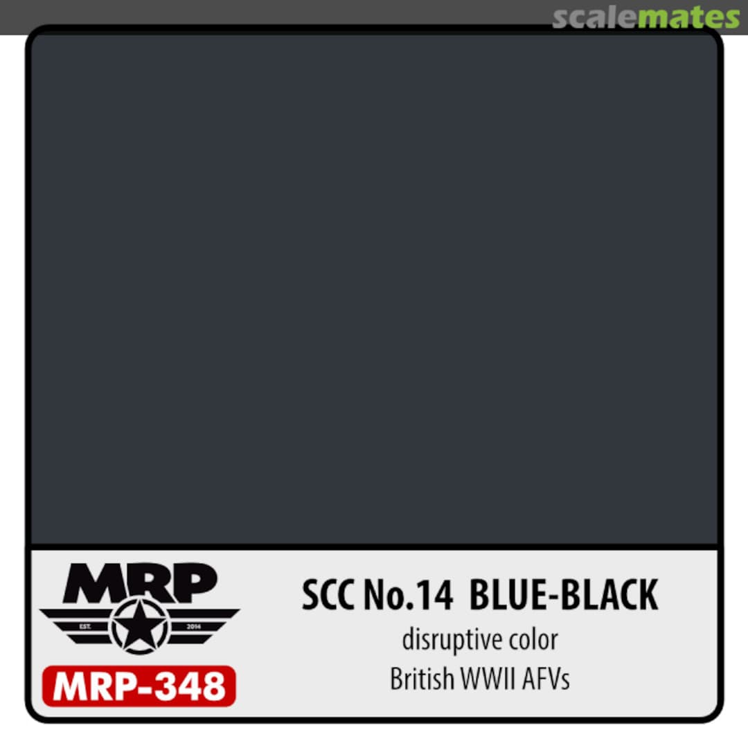 Boxart SCC No.14 Blue-Black (British WWII AFV) (Disruptive Colour) MR.Paint Boxart SCC No.14 Blue-Black (British WWII AFV) (Disruptive Colour) MR.Paint