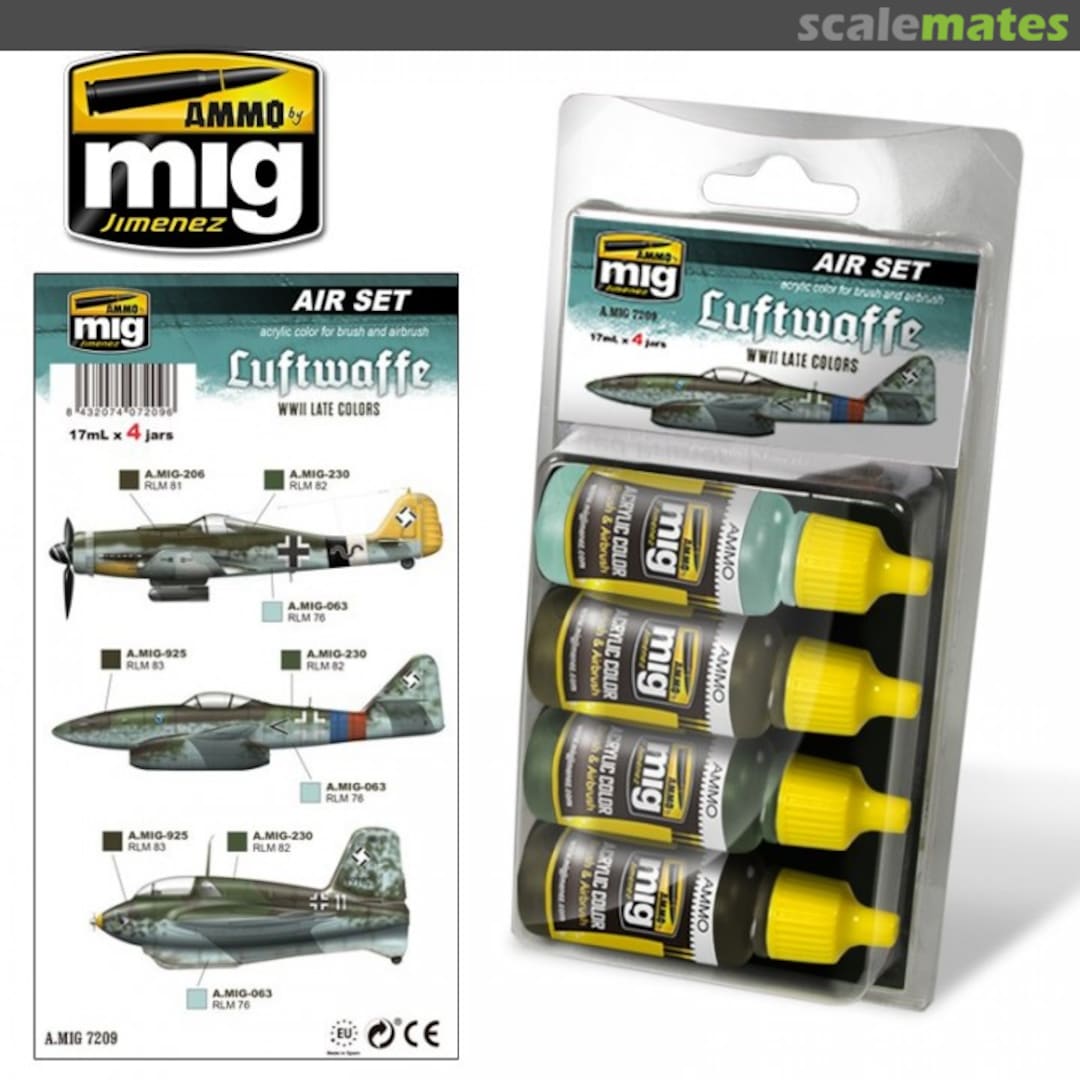 Boxart Luftwaffe WWII Late Colors  Ammo by Mig Jimenez